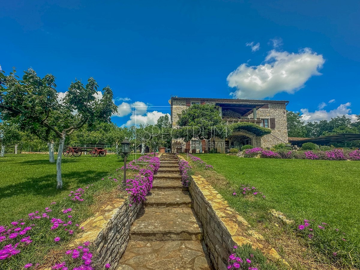 Dintorni di Grisignana, casa in pietra con ampio giardino