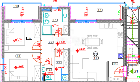 Torre, confortevole appartamento al piano terra