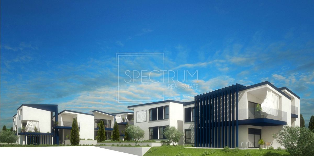 Zona Umago, appartamento moderno su due piani a 350 m dal mare