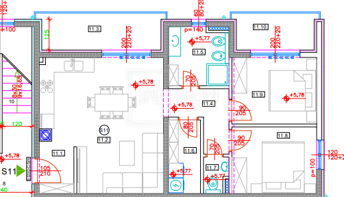 Torre, moderno appartamento al 2° piano