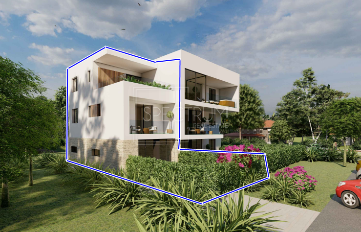 Parenzo, moderna casa a schiera con vista mare