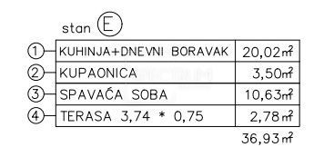 Torre, nuova costruzione, appartamento al 1° piano