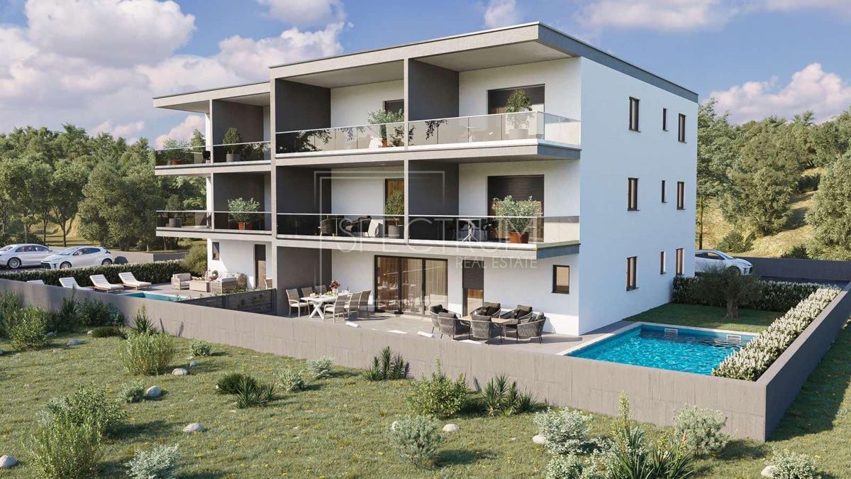 Cittanova, appartamento con vista mare al 2° piano