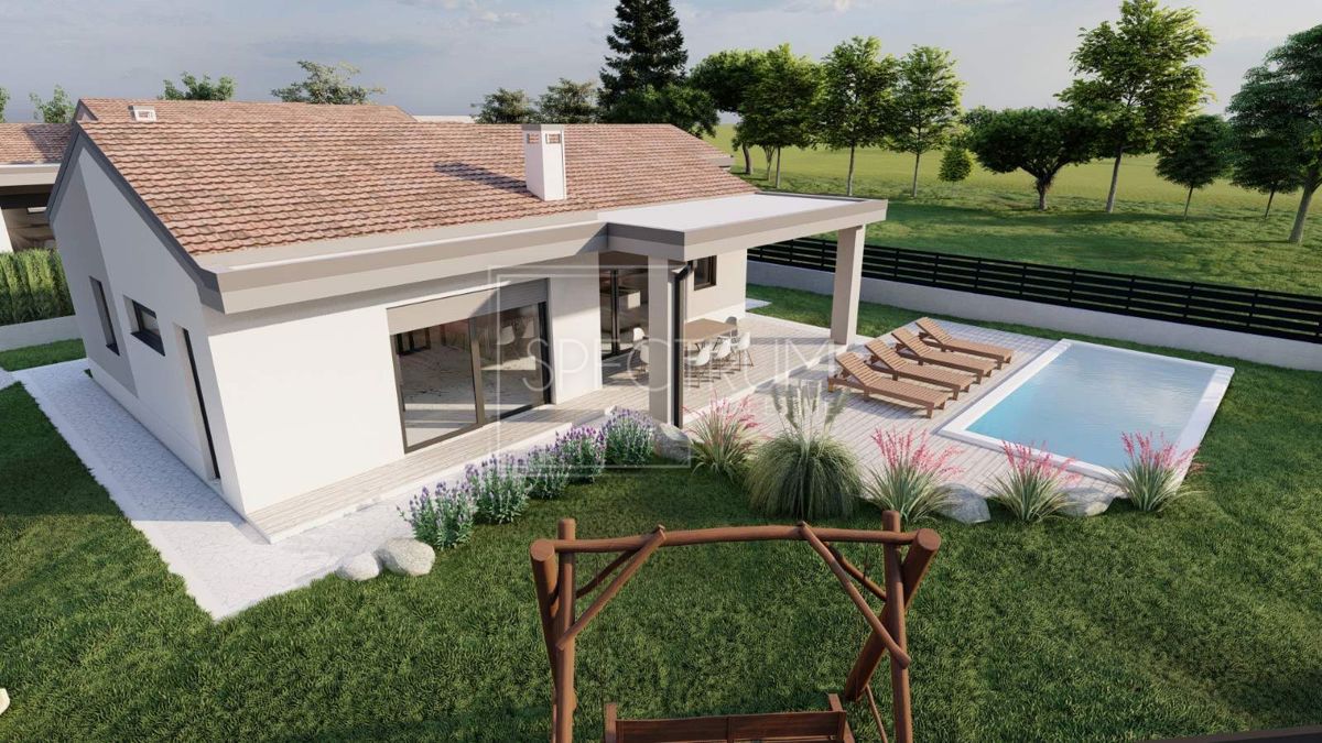 Zona di Sanvincenti, casa unifamiliare con piscina in posizione tranquilla