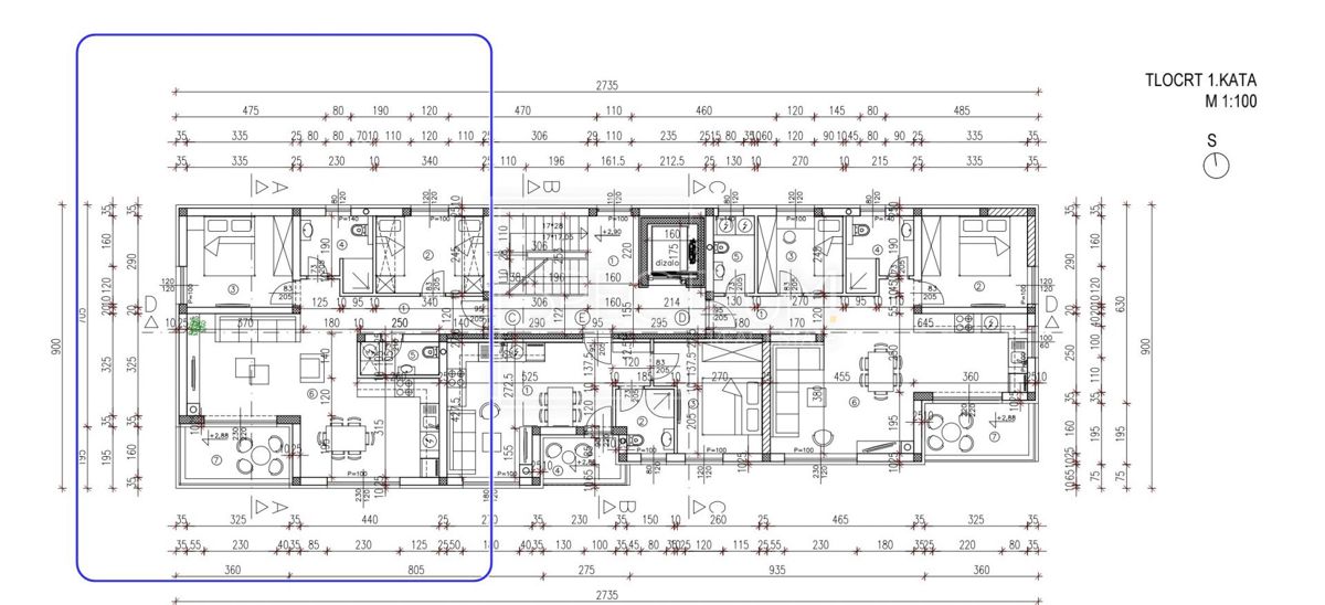 Torre, appartamento moderno al 1° piano