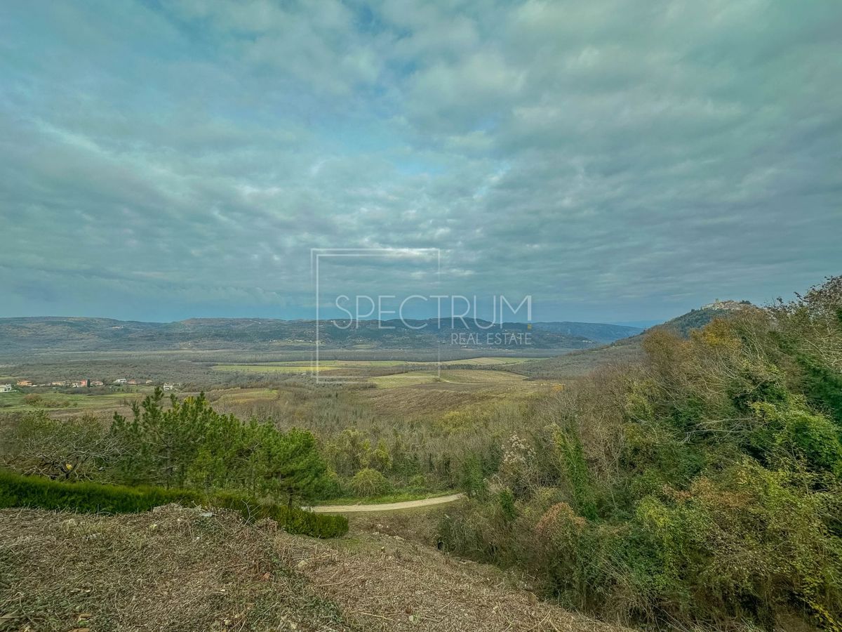 Zona di Montona, casa e terreno con vista su Montona!