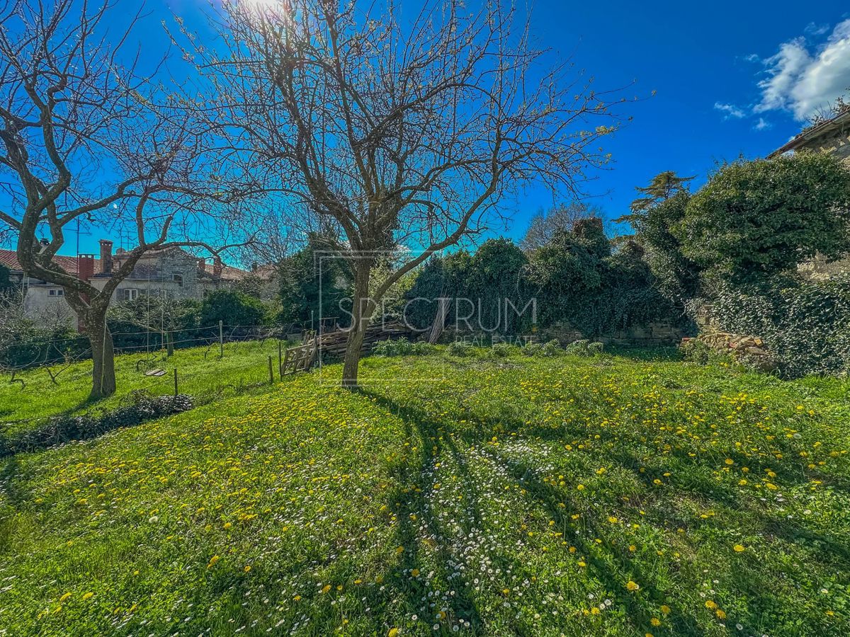 Buie, casa con giardino al centro