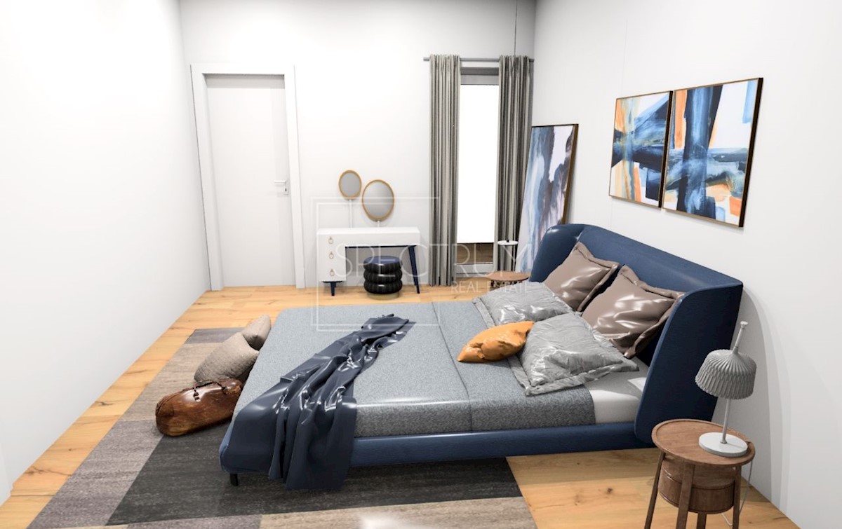 Dintorni di Buie, appartamento ristrutturato al piano terra con giardino