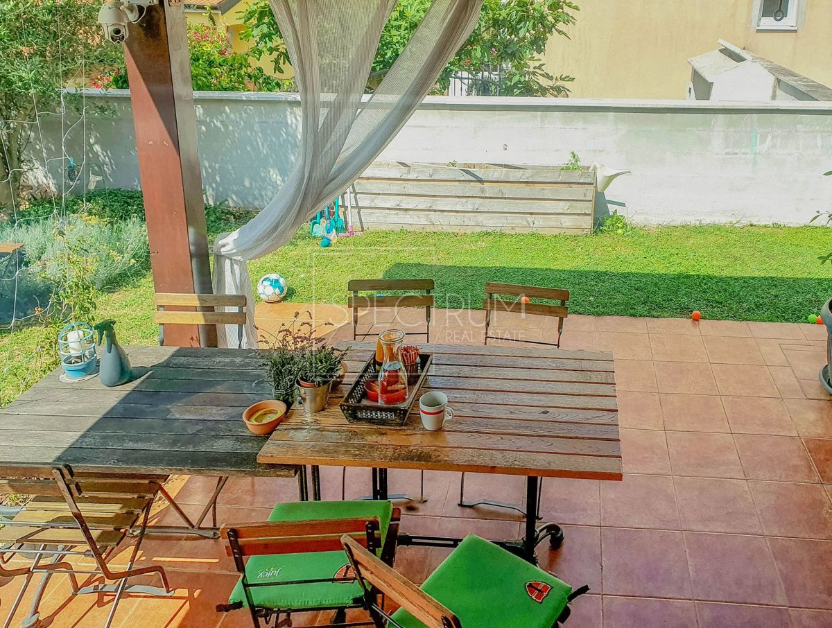 Zona di Visignano, appartamento al piano terra con giardino