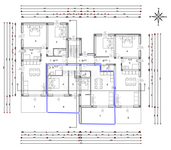 Cittanova, confortevole appartamento con vista mare