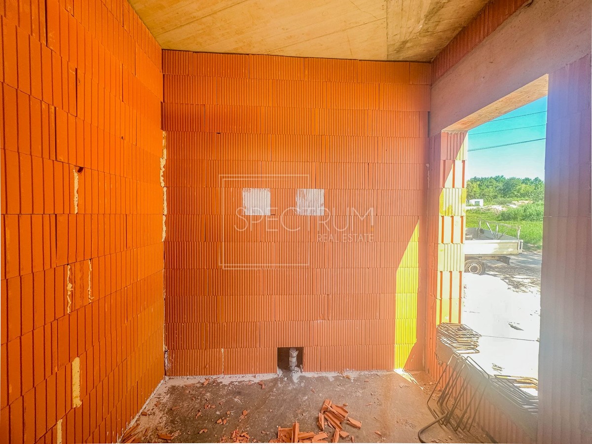 Castelliere, villa moderna con vista mare