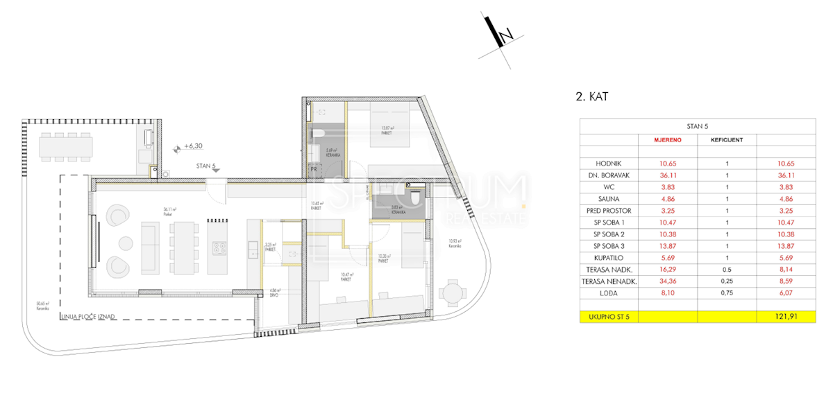 Umago, nuova costruzione, spazioso appartamento al 2° piano