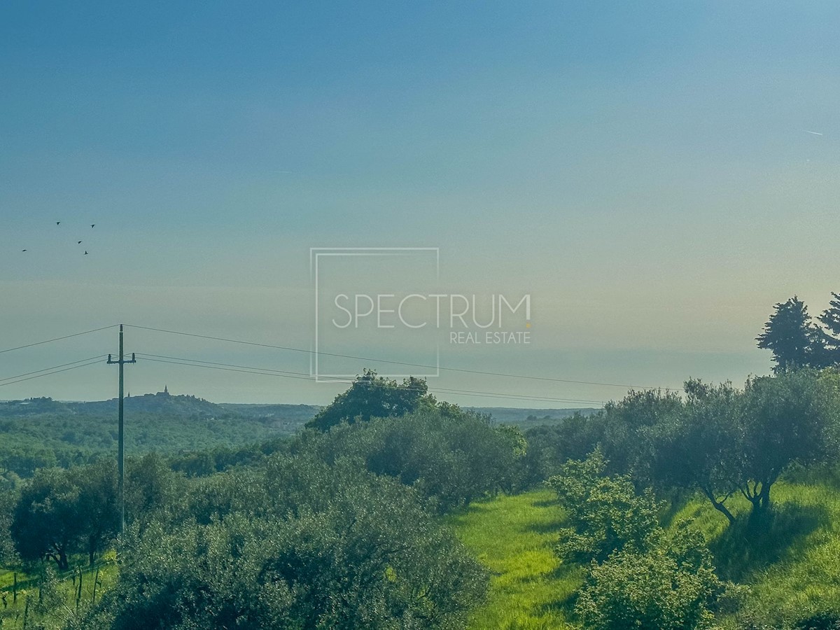 Dintorni di Buie, una villa con piscina e una bellissima vista