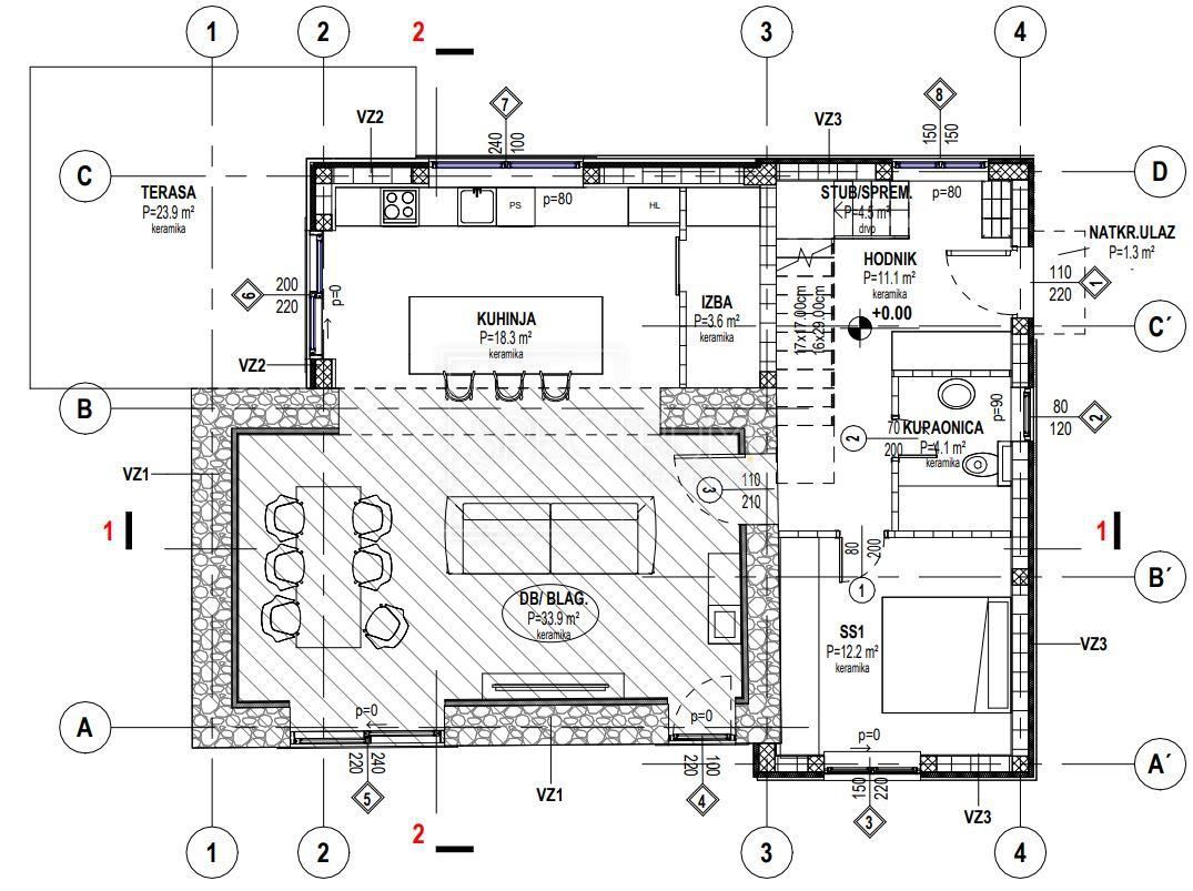 Zona di Sanvincenti, nuova costruzione, casa con piscina