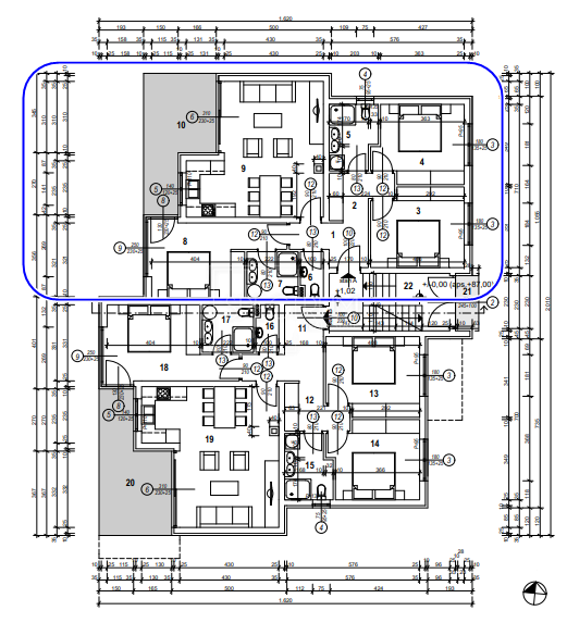 Zona Parenzo, moderno appartamento al piano terra con piscina