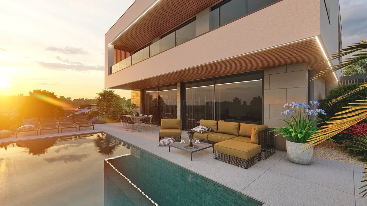 Zona di Krk, terreno edificabile idoneo con progetto e permesso di costruire!