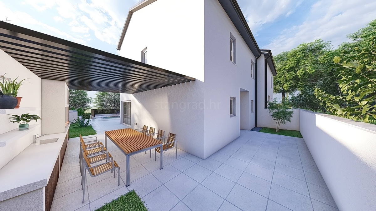 Malinska, bella casa con piscina in una posizione tranquilla!