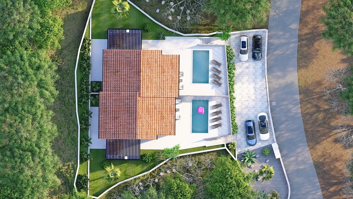 Malinska, bella casa con piscina in una posizione tranquilla!