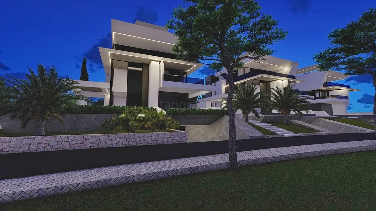 Njivice, appartamento duplex in un nuovo edificio con vista mare!