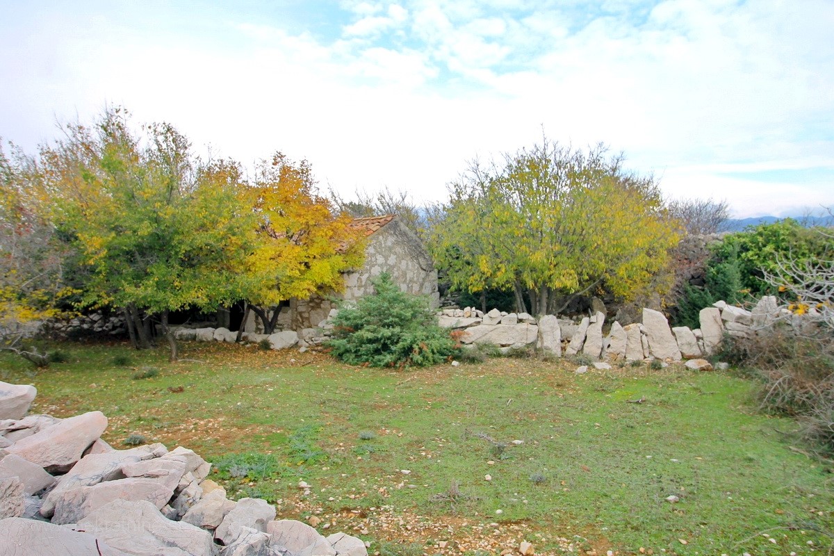 Dobrinj, dintorni, vecchia casa in pietra in vendita