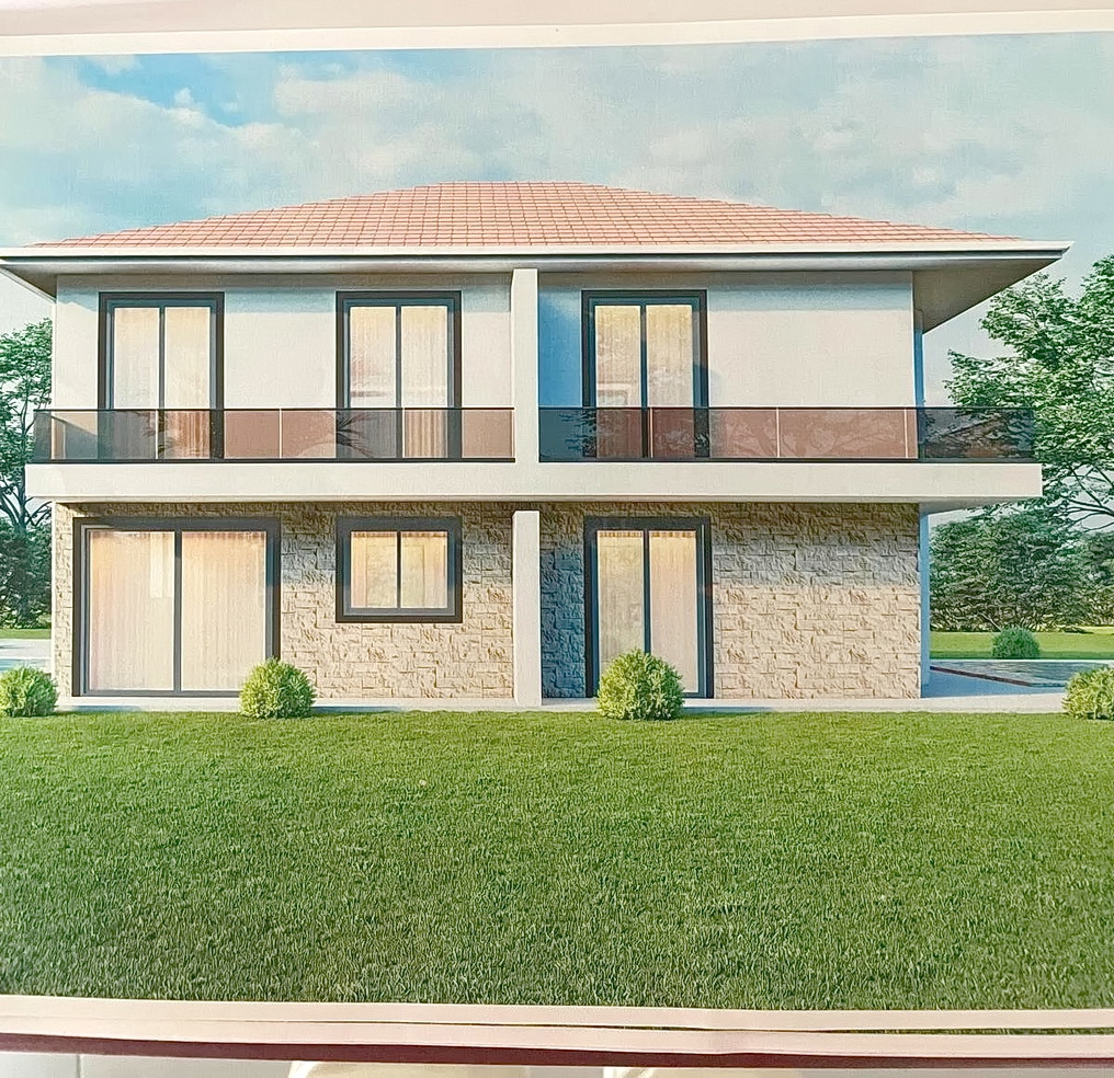 Malinska, nuova casa bifamiliare con piscina in una posizione fantastica!