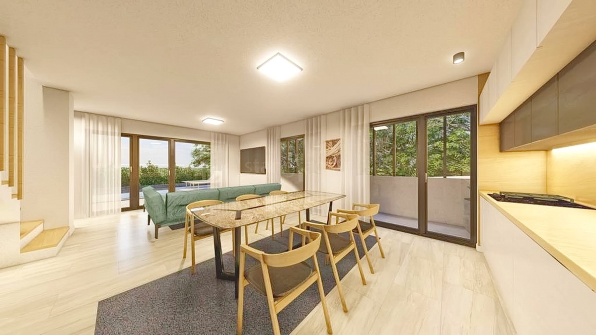 Malinska, nuova casa bifamiliare con piscina in una posizione fantastica!