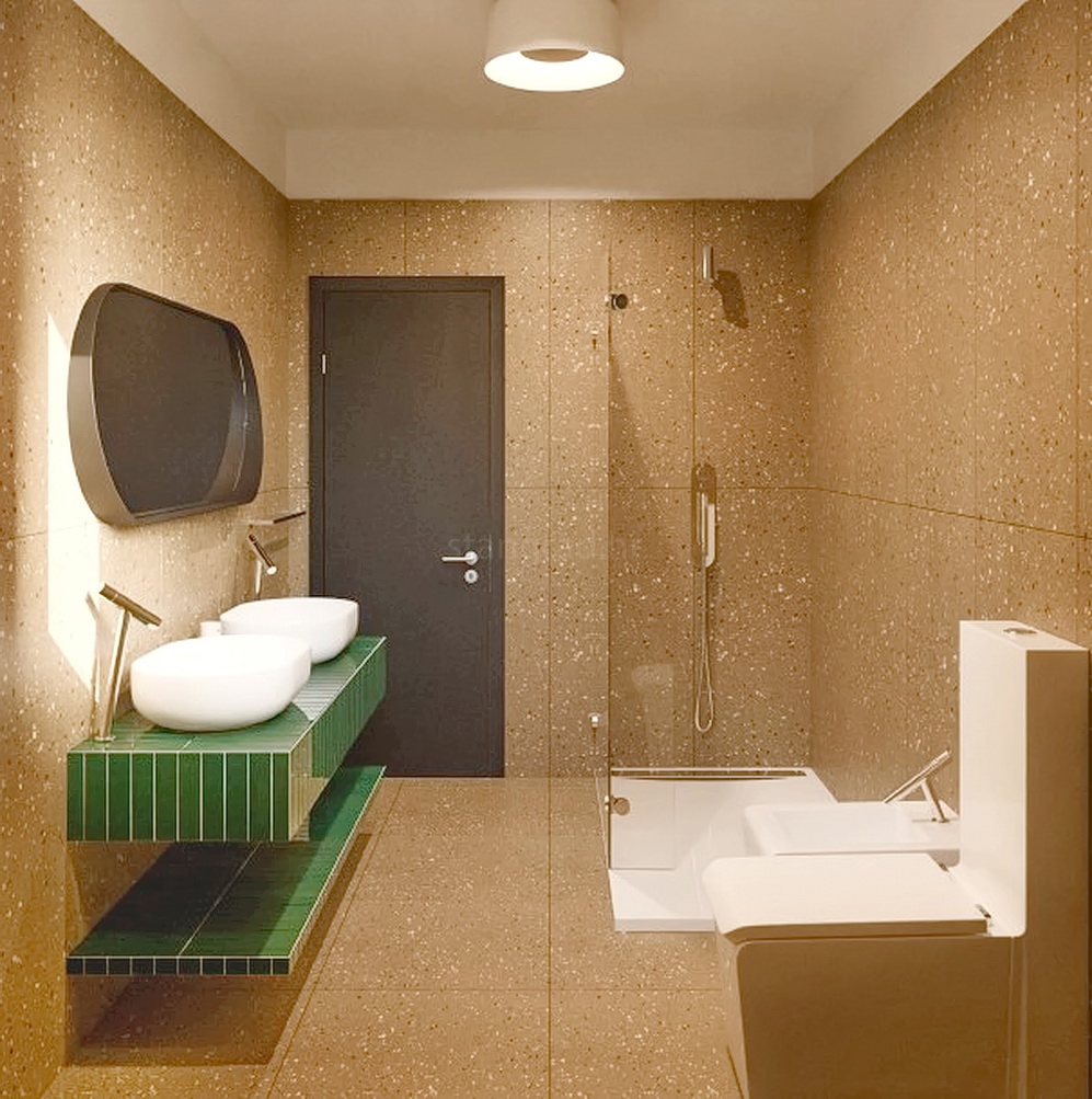 Zona di Krk, nuova villetta bifamiliare con piscina e vista mare!