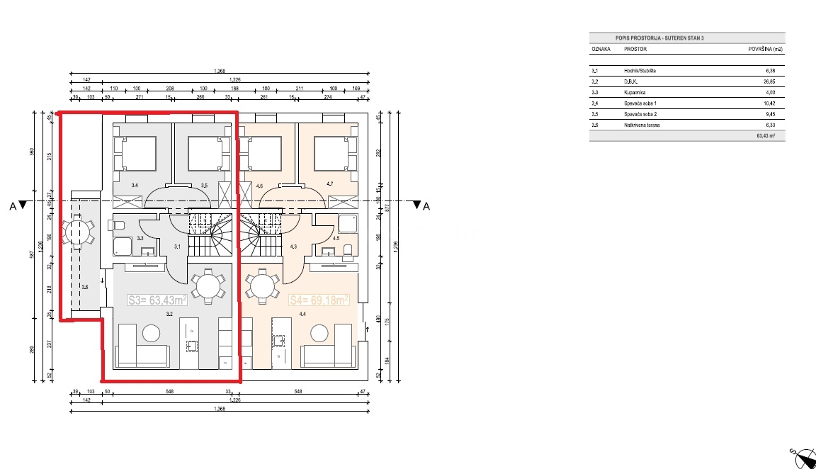 Malinska, moderno appartamento con giardino vicino spiaggia!