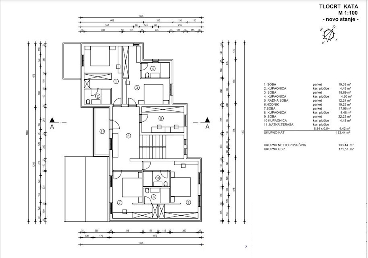 Dobrinj, dintorni, villa moderna di nuova costruzione con piscina in un ambiente tranquillo