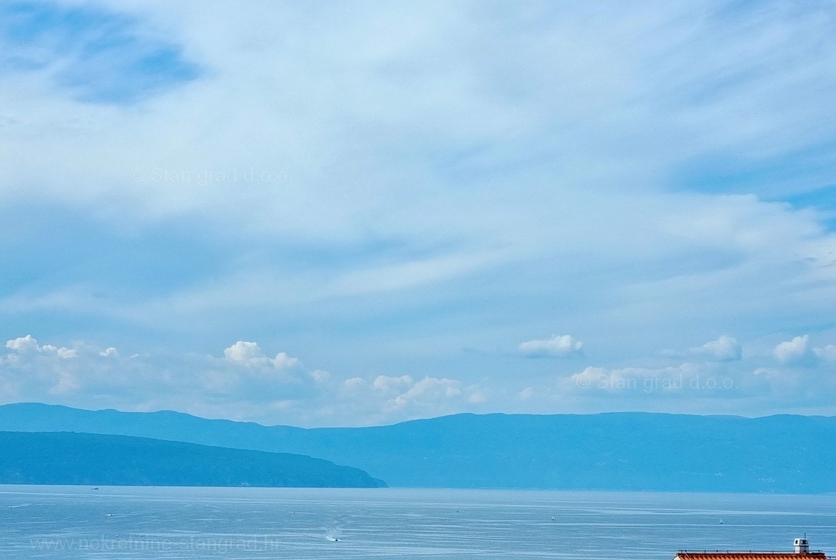 L'isola di Krk, Malinska, attico in nuova costruzione con vista sul mare, in vendita!