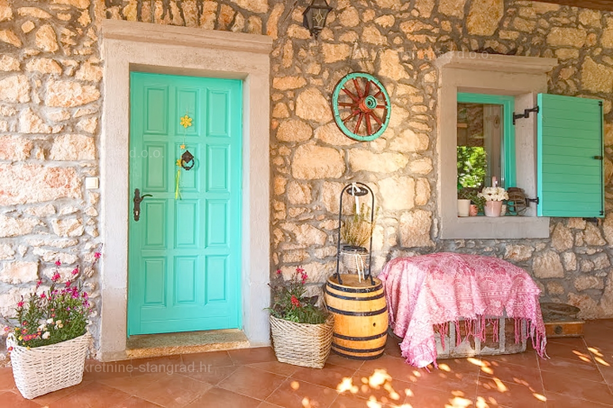 Malinska, dintorni, bella casa in pietra ristrutturata con piscina!