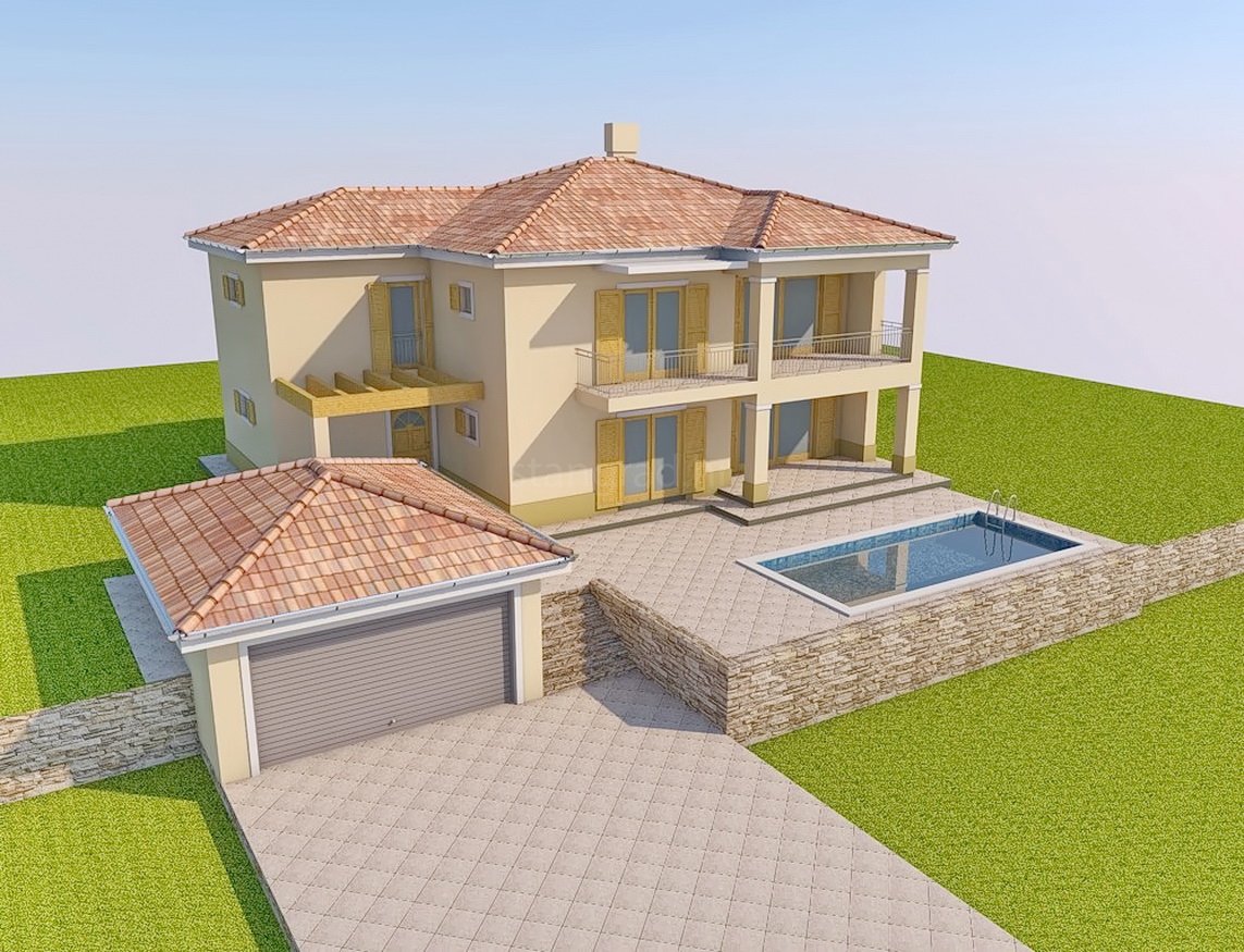 Malinska, terreno edificabile di qualità con documentazione di progetto!