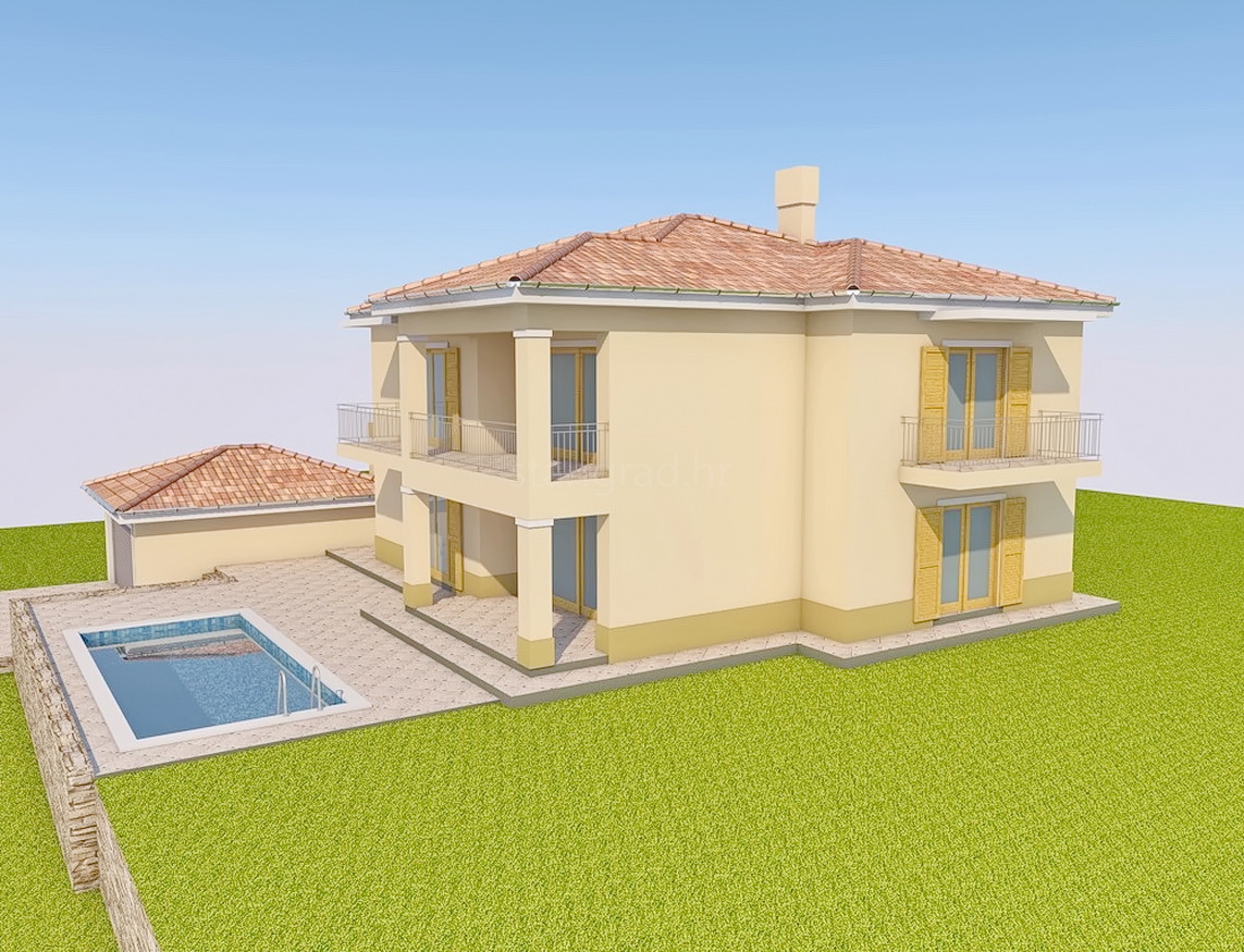 Malinska, terreno edificabile di qualità con documentazione di progetto!