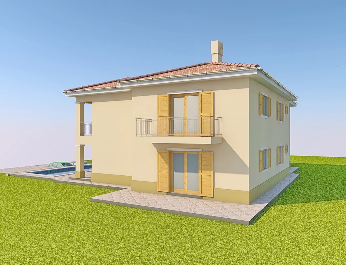 Malinska, terreno edificabile di qualità con documentazione di progetto!