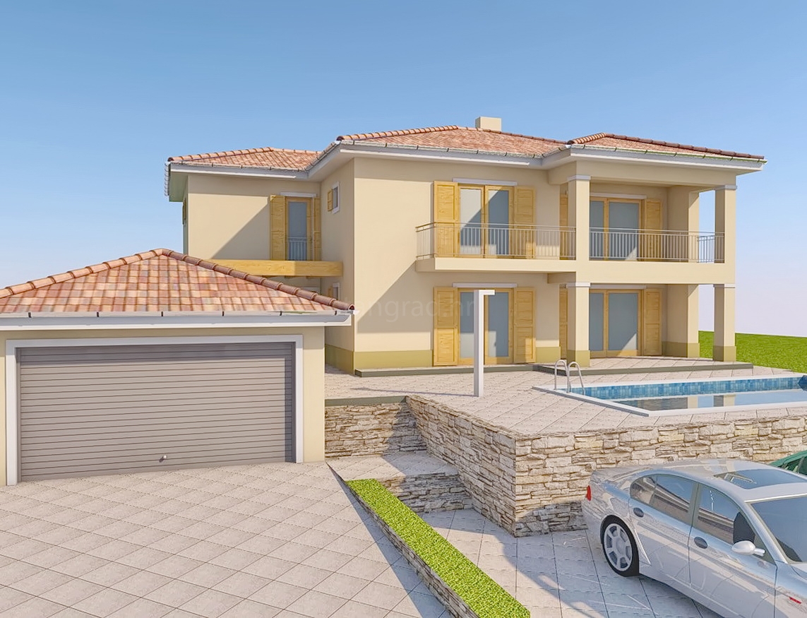 Malinska, terreno edificabile di qualità con documentazione di progetto!