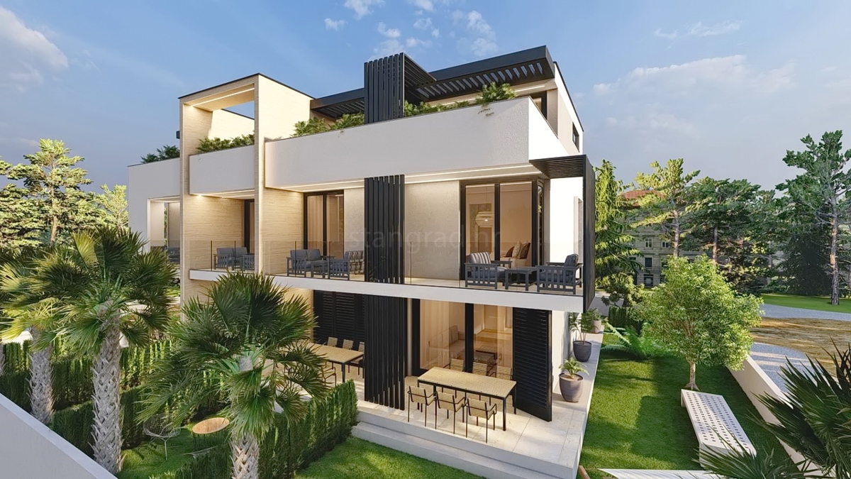 Krk, lussuoso appartamento su tre piani in un moderno edificio di nuova costruzione!