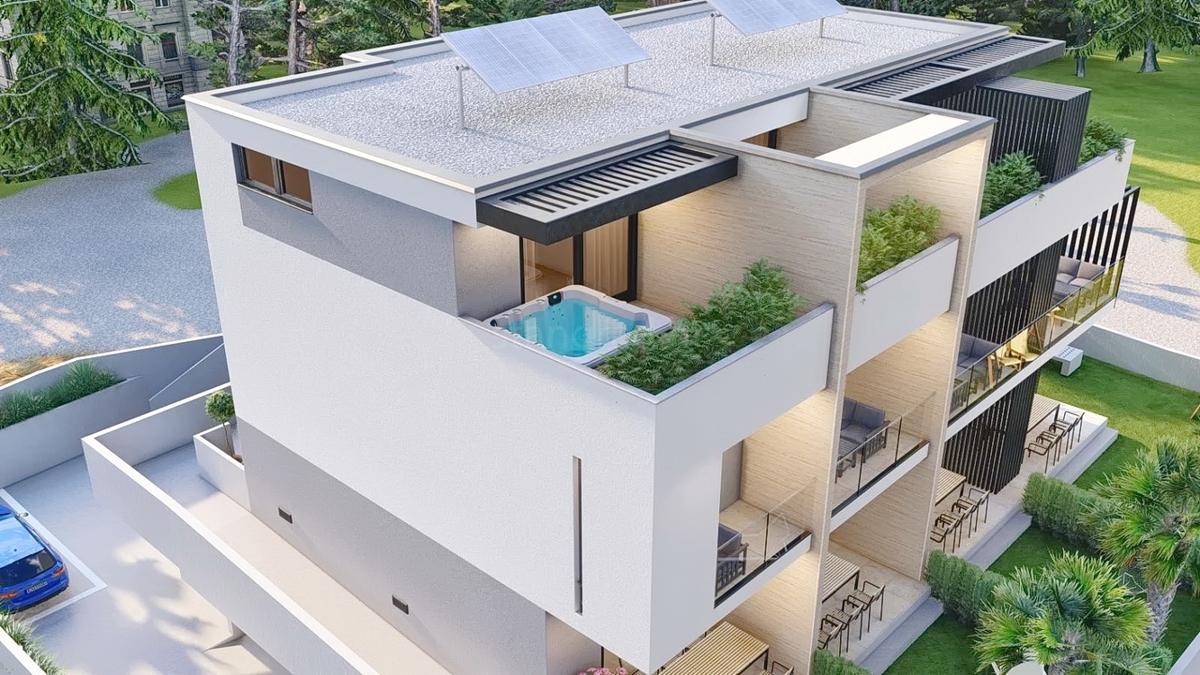 Krk, lussuoso appartamento su tre piani in un moderno edificio di nuova costruzione!