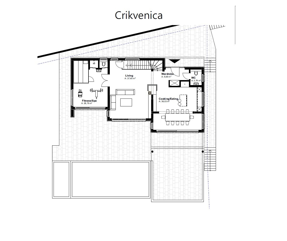 Crikvenica, esclusiva villa in costruzione con vista!