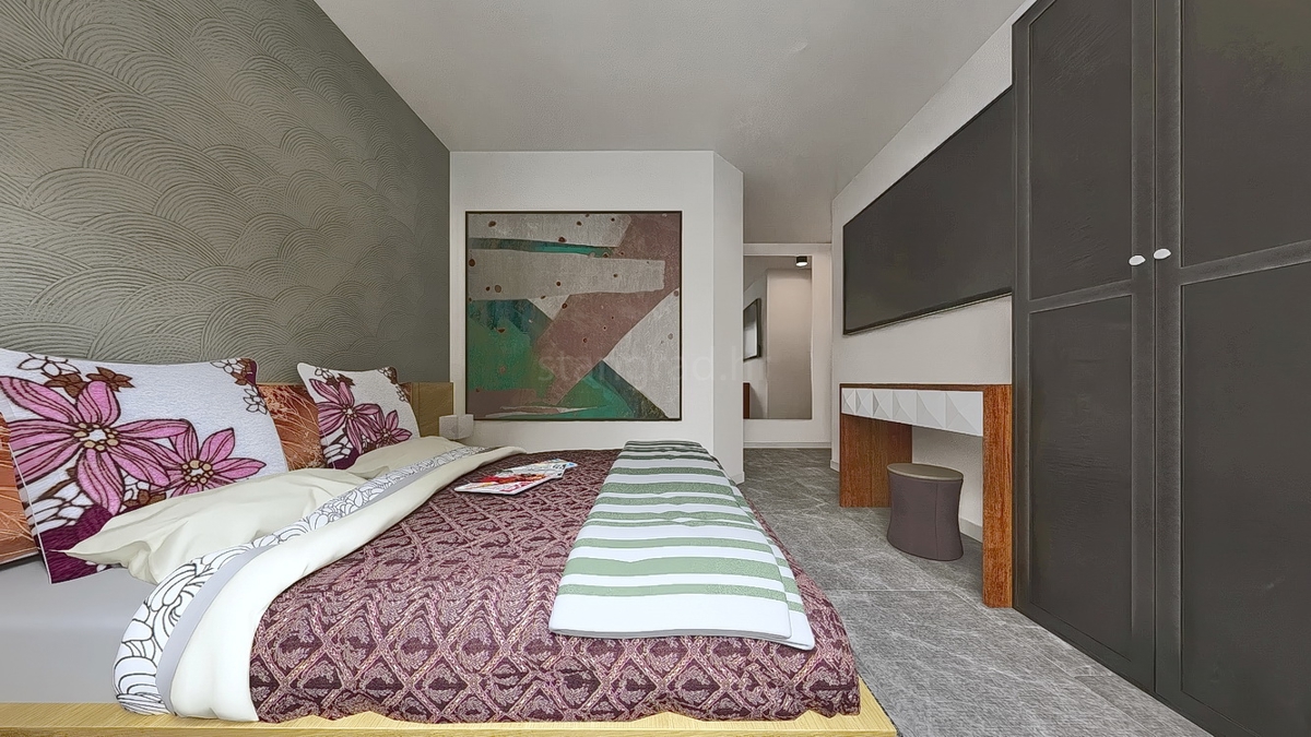 Vrbnik, appartamento con tre camere da letto al 1° piano di un nuovo edificio con vista!