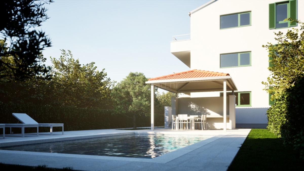 Šilo, nuovo appartamento con piscina, a 100 m dal mare!
