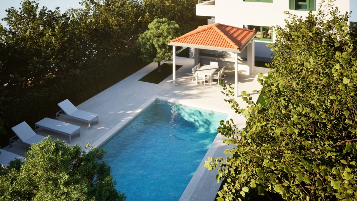 Šilo, nuovo appartamento con piscina, a 100 m dal mare!