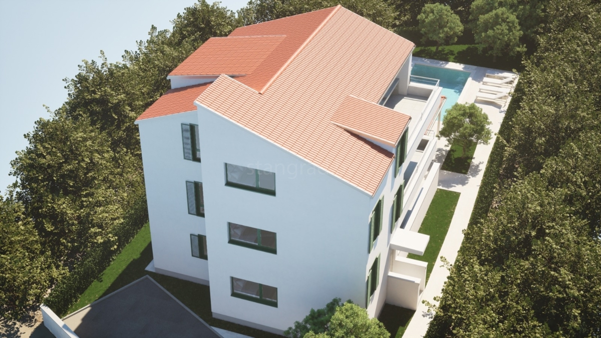 Šilo, nuovo appartamento moderno al 1. piano solo 100 m dal mare!