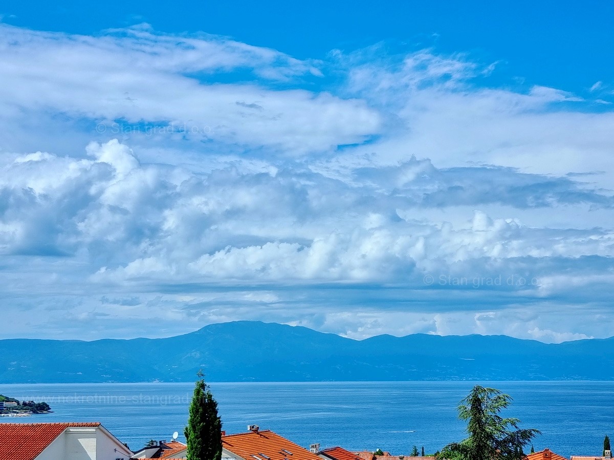 Malinska, nuovo appartamento al 2 piano con vista mare, VENDITA!