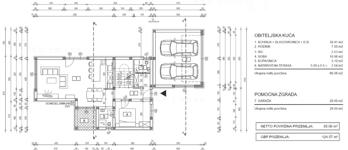 Malinska, casa indipendente di nuova costruzione con piscina e garage!