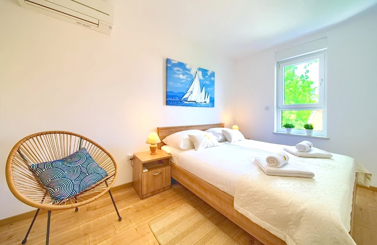 Malinska, due unità abitative con giardino!