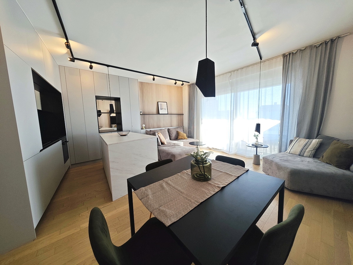 Città di Krk, moderno appartamento al piano terra con vista mare!