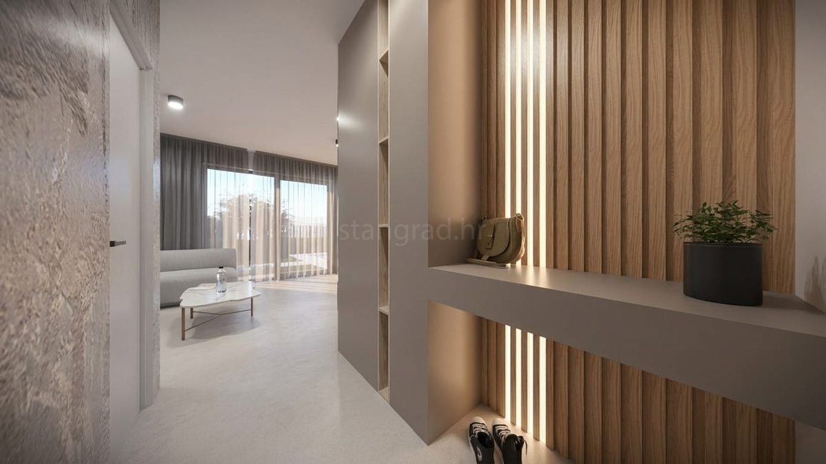 Malinska, nuova casa bifamiliare con piscina e vista mare!