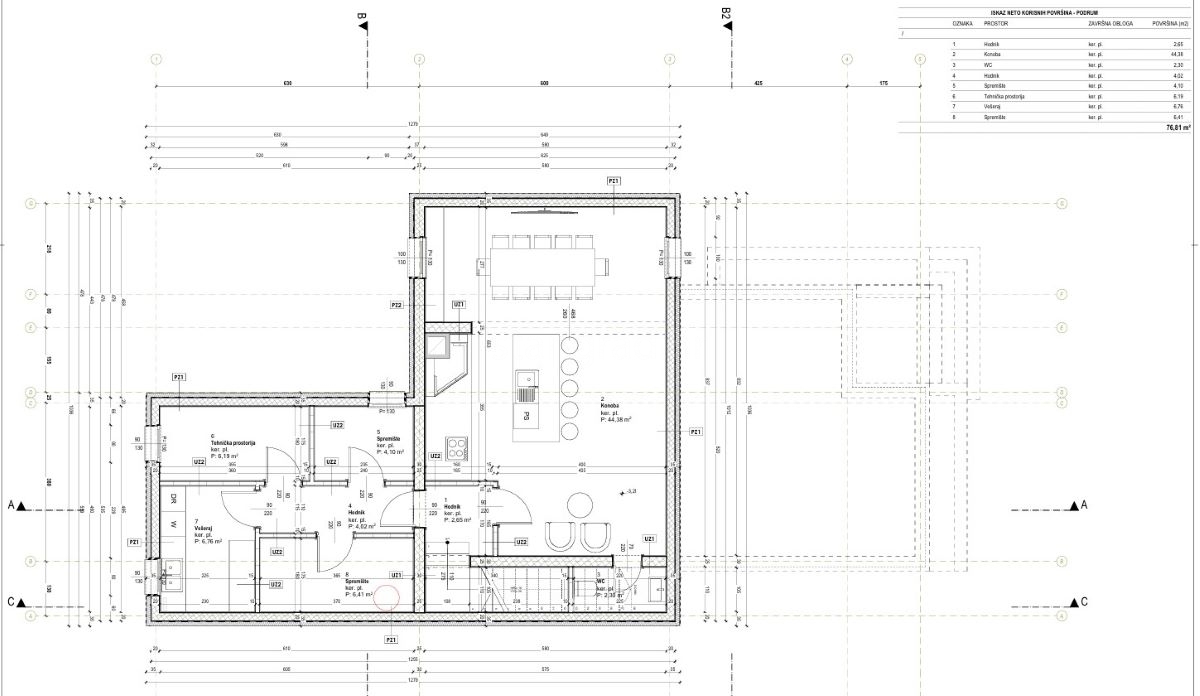 Zona di Krk, terreno con permesso di costruzione e vista mare!