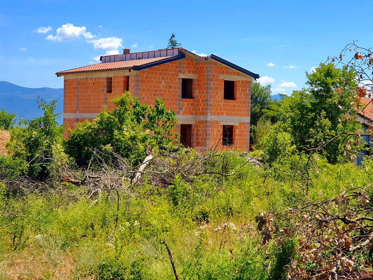 Vrbnik, casa indipendente in costruzione con piscina e vista panoramica