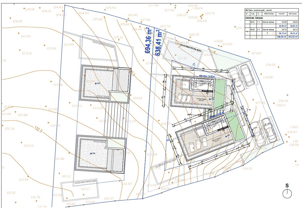 Krk, dintorni, nuova costruzione, casa moderna con piscina e vista